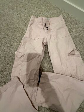 abercrombie kids Pale Pink Cargo Pants